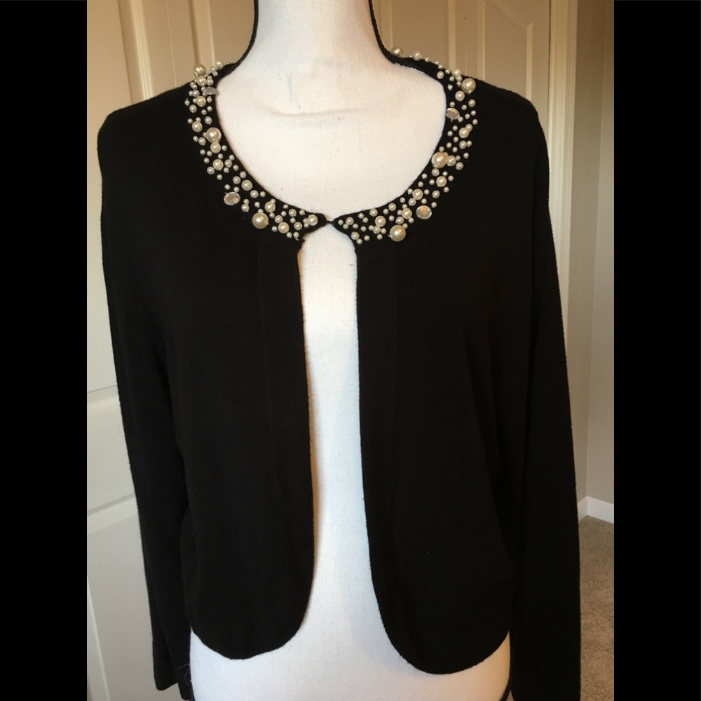 Pearl Collar Sweater